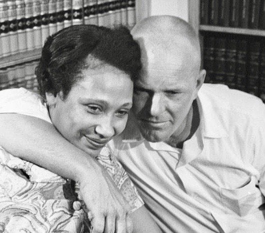 BeschlossDC's tweet photo. Supreme Court, in Loving v. Virginia, ended prohibitions against interracial marriage, fifty-six years ago today (Mildred and Richard Loving):                   #Miller https://t.co/6etSRyxvak