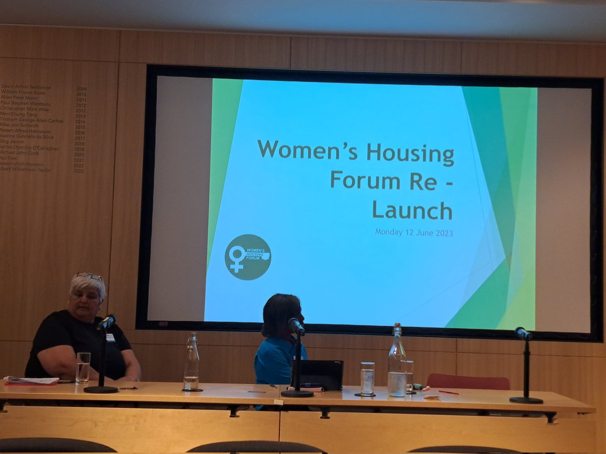 Great to be in London today for the <a href="/Womens_Housing/">Women's Housing Forum</a> re-launch &amp; LUHC select cttee inquiry session on the finances of the social housing sector 
#housing #ukhousing