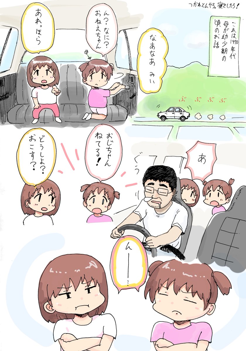 田んぼに車ごと落っこちた母の思い出 (過去作)