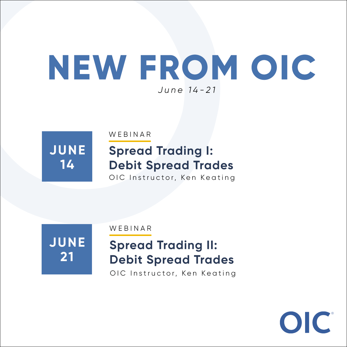 Mark your calendars for these upcoming learning opportunities with OIC. bit.ly/3Mt73yl.