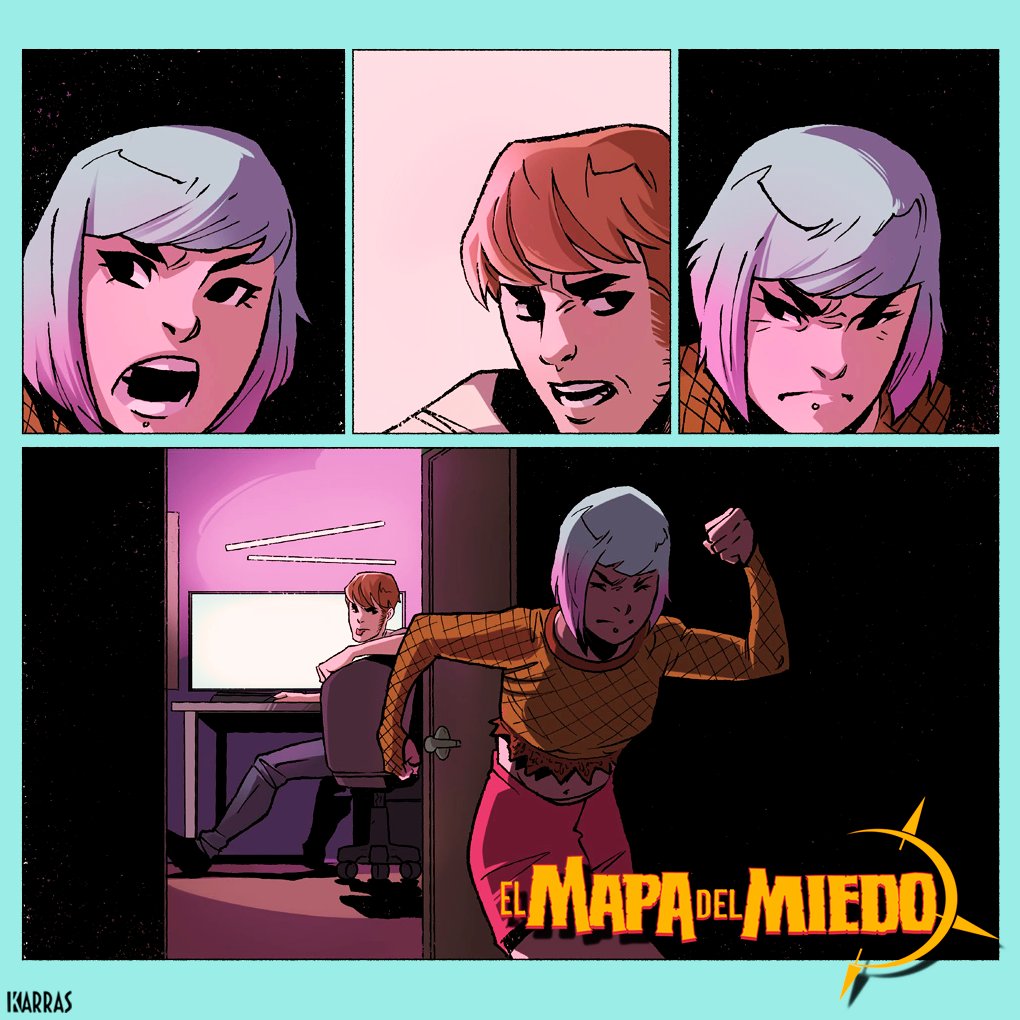 ComicsKarras's tweet photo. "¡Eres un imbécil!"

✅ 'El Mapa del Miedo' de @ElTorres72, Jorge Iglesias, @pablomcollar y @begutirod.

¡Ya en nuestra tienda online y en nuestras librerías amigas!
https://t.co/qQbKOiJZCM https://t.co/vRoo42a41X