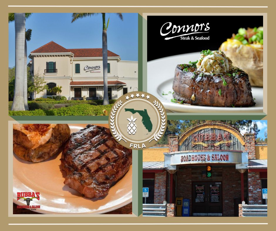 We’re traveling to our Gulf Coast Chapters for more #NationalSteakhouseMonth perfection! Get your wood-fire grilled steak at Connors Steak &amp; Seafood or check out  <a href="/Bubbasroadhouse/">Bubba's Roadhouse</a> and marvel at the unique atmosphere &amp; amazing food served to the community for the past 25 years!