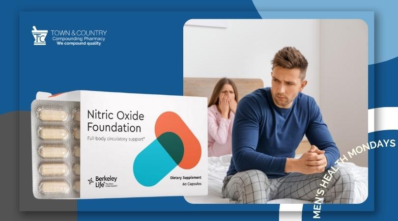Nitric Oxide (NO) plays a vital role in blood flow: bit.ly/3mYA6AY 

#ErectileDysfunction #NitricOxide #MensHealth #Supplements #VitaminsAndSupplements #SexualHealth #Compounding #Pharmacy #CompoundingPharmacy #RamseyNJ #BergenCounty #TCCompound #WeCompoundQuality