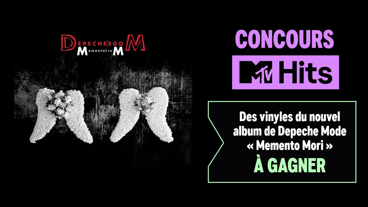 MTVFR's tweet photo. RT + Follow pour gagner des vinyles du nouvel album Memento Mori du groupe @depechemode 💿🙌

Fin du #concours et tirage au sort le 19 juin à 10h ! https://t.co/xzw7ERcTwX