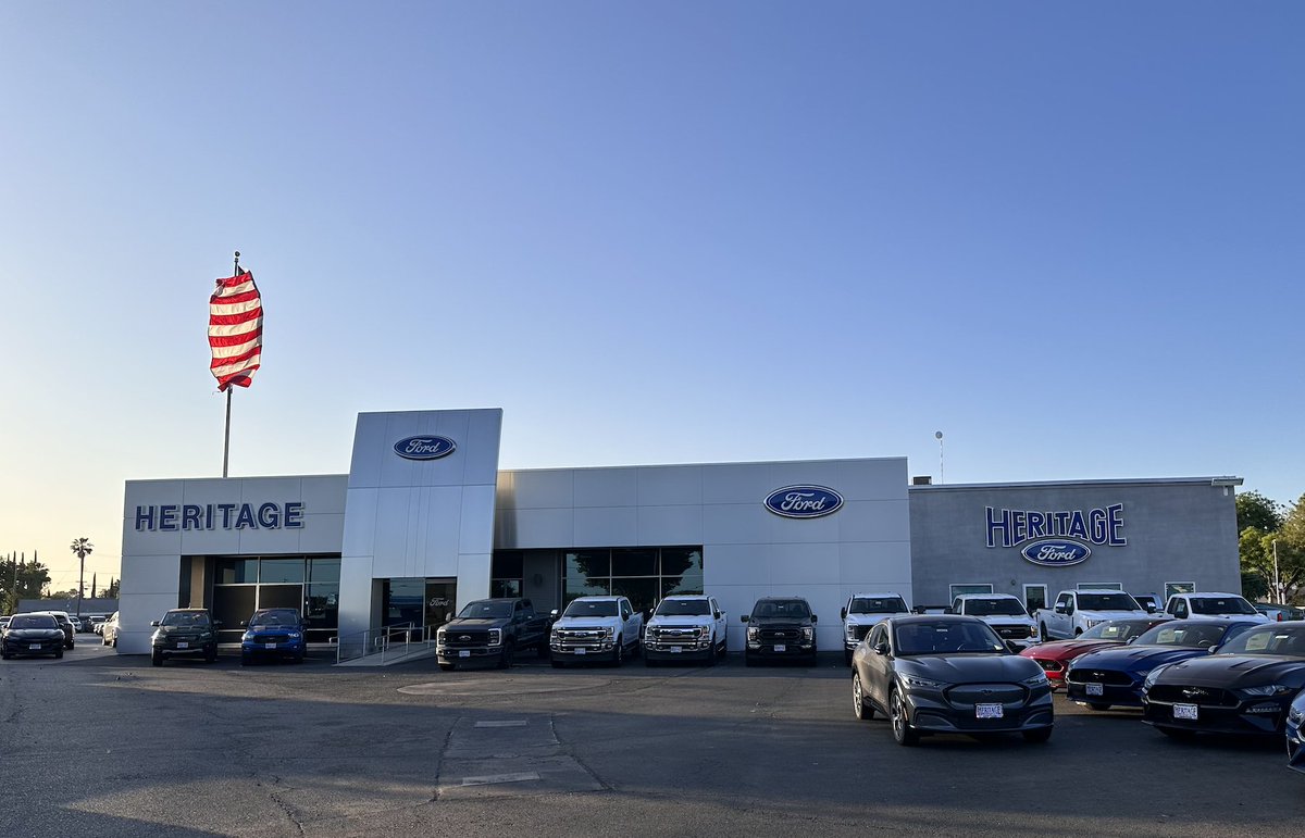 Experience the magic at Heritage Ford Modesto, 2100 Sisk Road! 🚘 Discover your next drive with us. Swing by today, let's #DriveTheFuture together! #HeritageFord #FordCountry