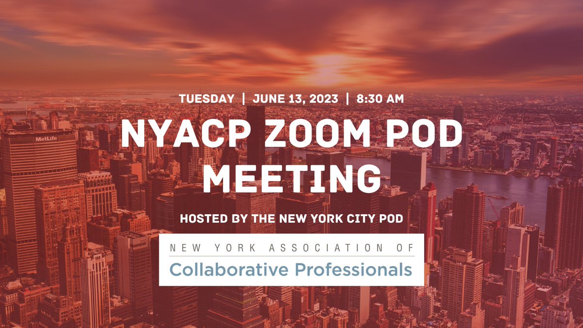 We hope to see you tomorrow at 8:30 AM for the NYC Pod meeting! bit.ly/42NNpEw