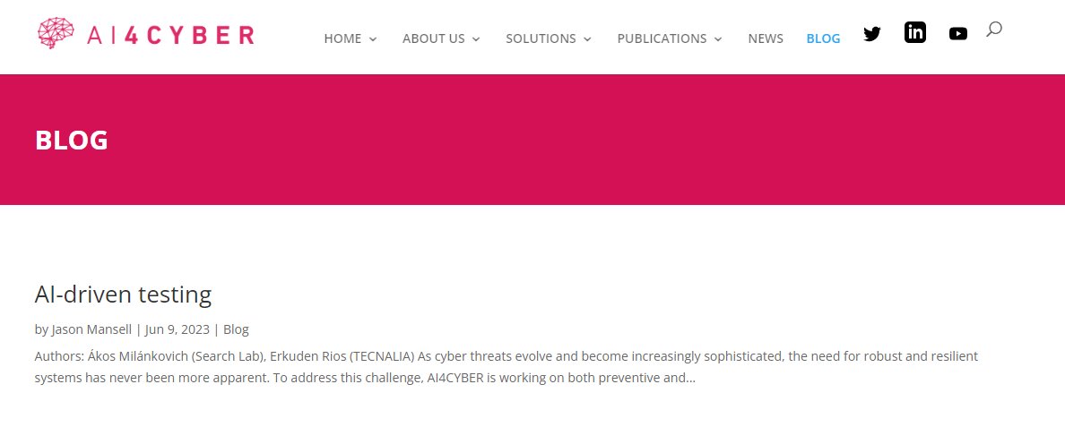 Ai4Cyber's tweet image. New @Ai4Cyber blog entry: this month, our partners at #searchlab and @tecnalia explain the #AI4CYBER approach for source code robustness focusing on the #AI-driven self-testing and automatic error correction system (#AI4FIX). 

Find out more about it 👉ai4cyber.eu/?p=1130