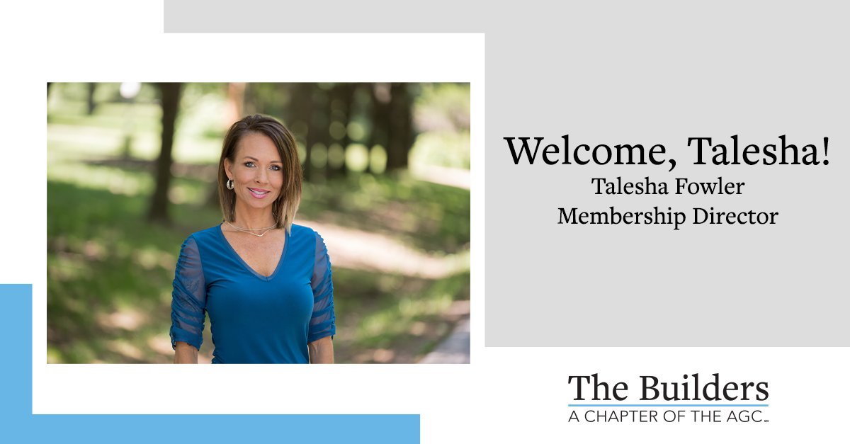 BuildersAssocKC's tweet photo. Please join us in welcoming Talesha Fowler to The Builders, a chapter of the AGC! Talesha will lead the membership team. She comes from a construction family and is an acrylic artist preparing to open her own gallery. 😀👏
#Welcome #BuildingMO #BuildingKS https://t.co/D8nTWVPABn