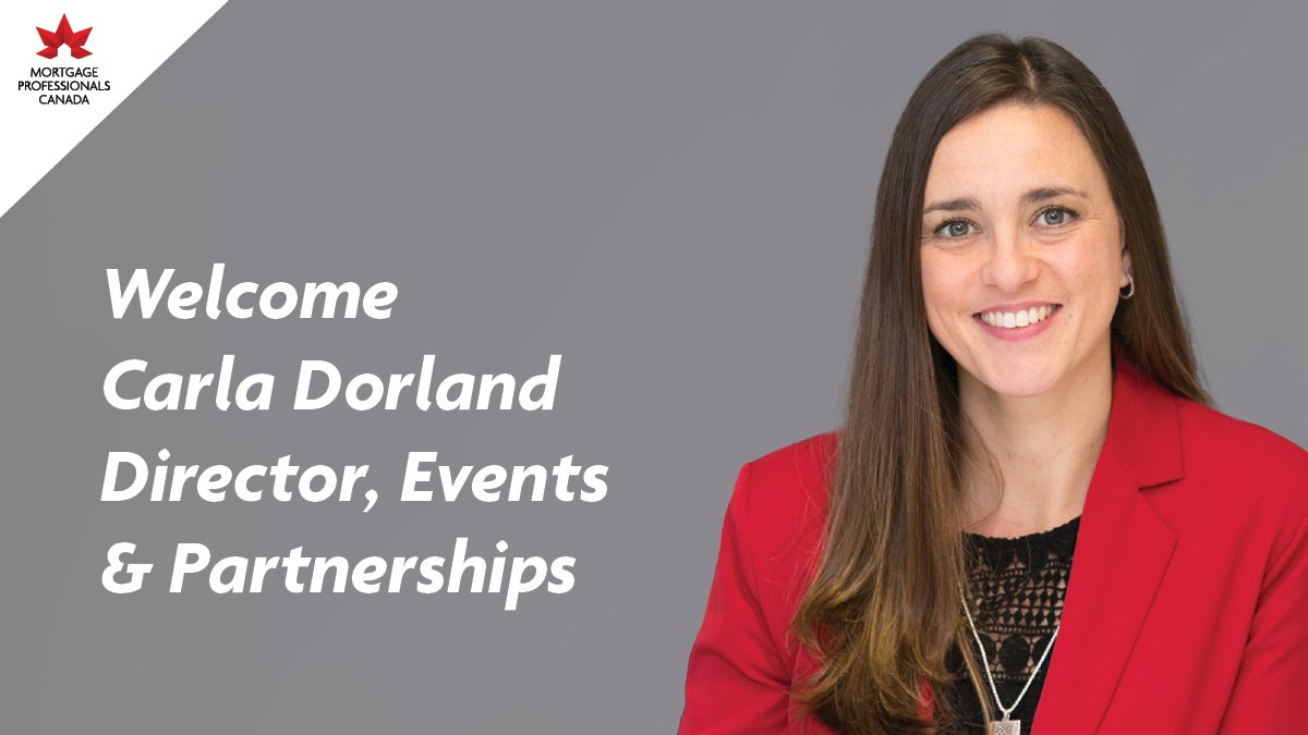 MortgageProsCan's tweet photo. We are thrilled to welcome Carla Dorland, our new Director, Events &amp; Partnerships! 🎊
With over 24 years of experience in the event space and 14 years in the mortgage industry, Carla’s skill set will be of great value to our members and the association. https://t.co/xoXOmODPZa