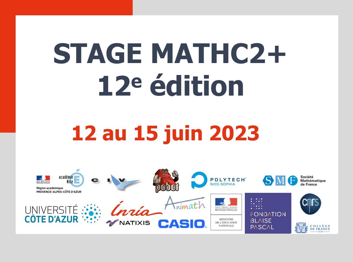inria_sophia's tweet image. 📢[Stage #MathC2+] Bienvenue aux 4⃣0⃣ élèves de 2⃣nde de l&apos;@AcademieNice en stage pour 4⃣ jours chez @Inria à #SophiaAntipolis et déjà en plein travail ‼️
▶️Combien des futures 👩‍💻chercheuses et🧑‍💻chercheurs dans la salle ❓
 @SocMathFr @Asso_Animath @bcailhol @MathsAcNice