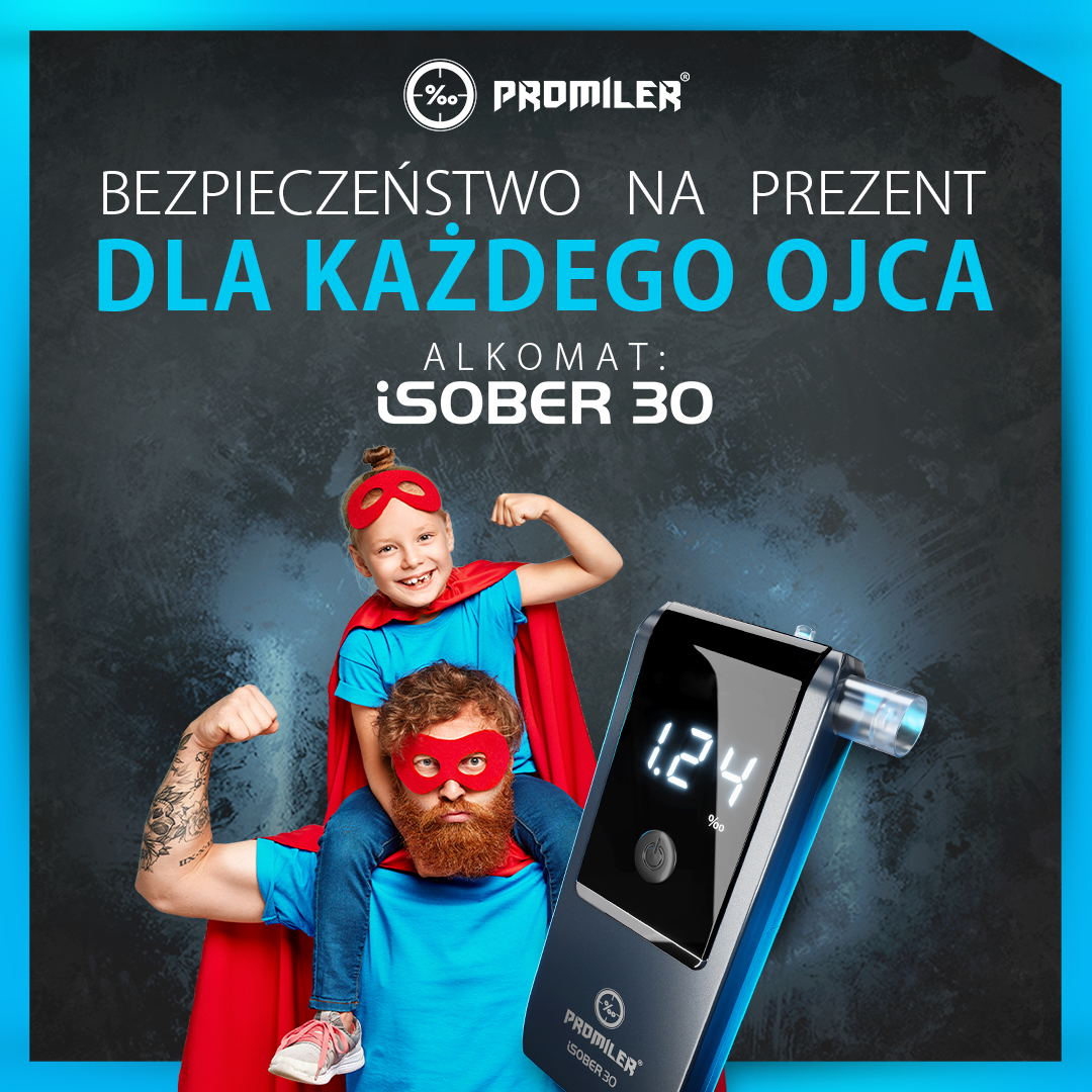 promilercom's tweet photo. 👨‍👦🎁👨 Dla najodpowiedzialniejszej roli na świecie — pełen odpowiedzialności  prezent 👨🎁👨‍👦

✨🎁✨ Sprezentuj alkomat osobisty PROMILER iSOBER 30  ✨🎁✨

 #alkomat #promiler #bezpieczeństwo #ojciec  #DzieńOjca https://t.co/mcVF5mSm9R