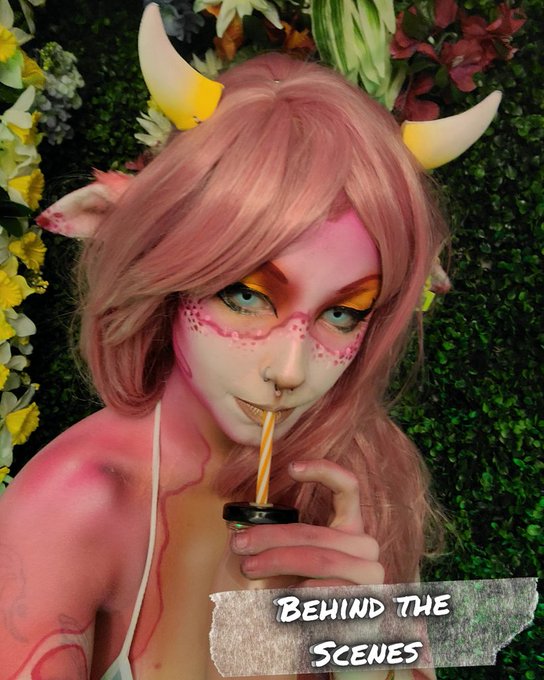 Behind the Scenes at My Pet Monster Girl   " Strawberry Cow Girl" https://t.co/7KylgqGax7