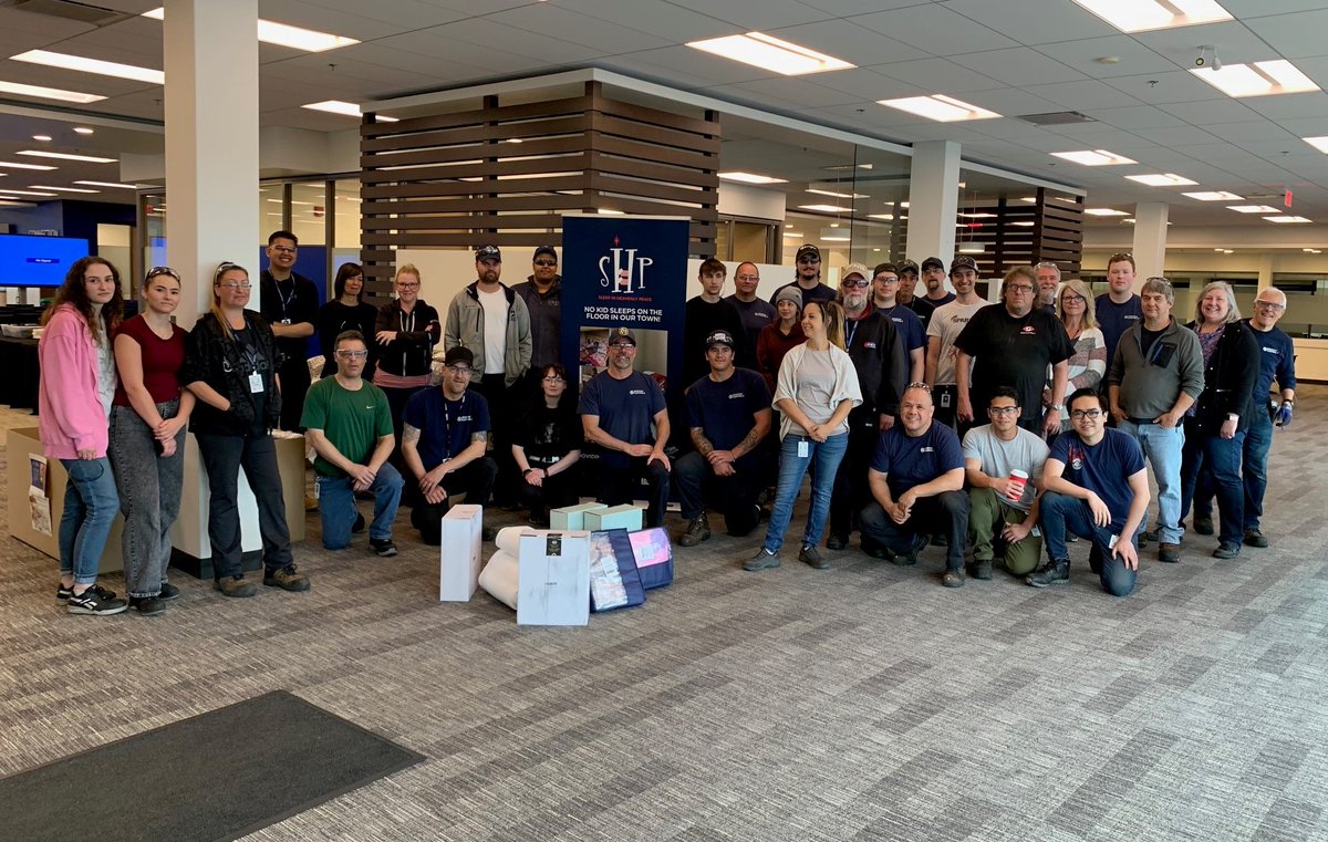 SpartanControls on Twitter "Our Edmonton team donated 50 bedding sets