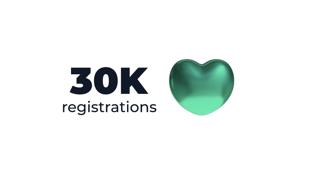 idriss_xyz's tweet photo. This week starts with really good news. 30k address book registrations! 🔥📈 https://t.co/KY4VGumB2H