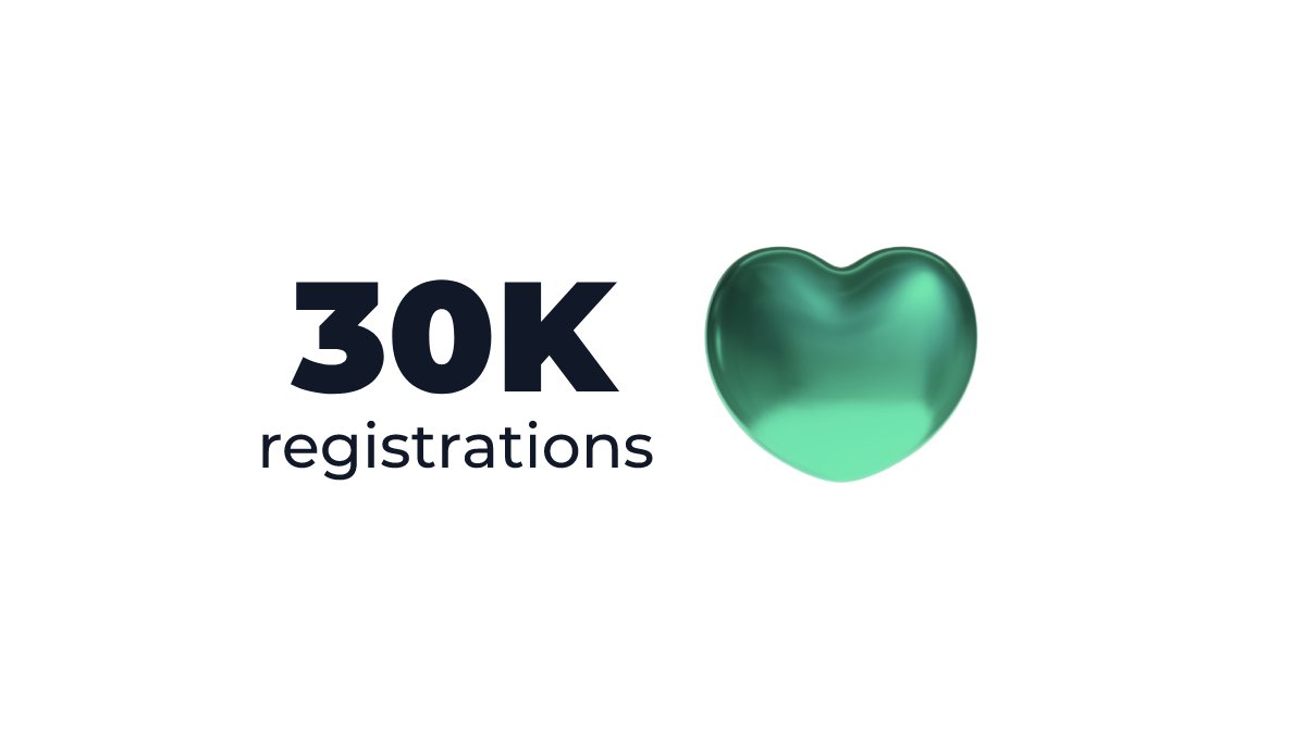 This week starts with really good news. 30k address book registrations! 🔥📈