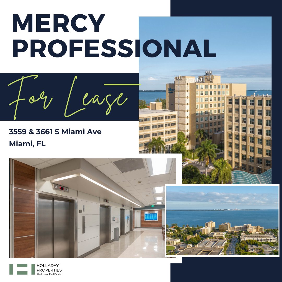 📣 The ideal medical office space to elevate your practice is at Mercy Professional Buildings! 

▶️ Prime location on campus, connected to Mercy Hospital with incredible specialty mix
▶️ Convenient covered patient drop-off with valet service

...and more! ow.ly/hePx50OJyzm
