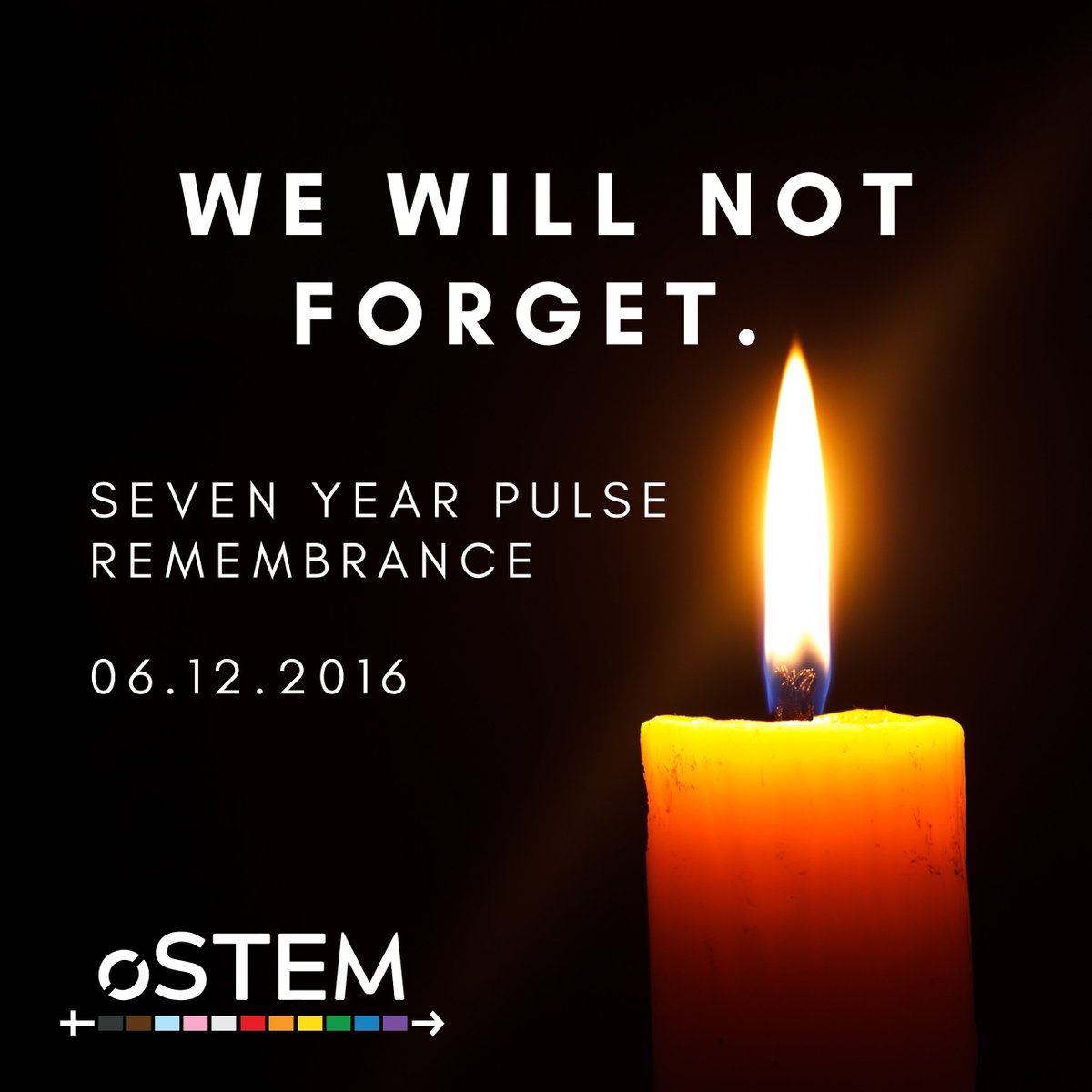 June 12th marks seven years since the attack at Pulse nightclub in Orlando, Fl. Please join us in remembering the 49 victims who lost their lives and honoring their memory by continuing to fight for equality and acceptance for all in the face of hate. #PulseNightOfRemembrance