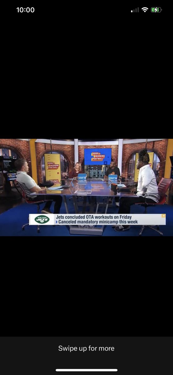 First time I’ve ever seen <a href="/KyleBrandt/">Kyle Brandt</a> sitting back in his chair for an extended period of time. It’s almost surreal.