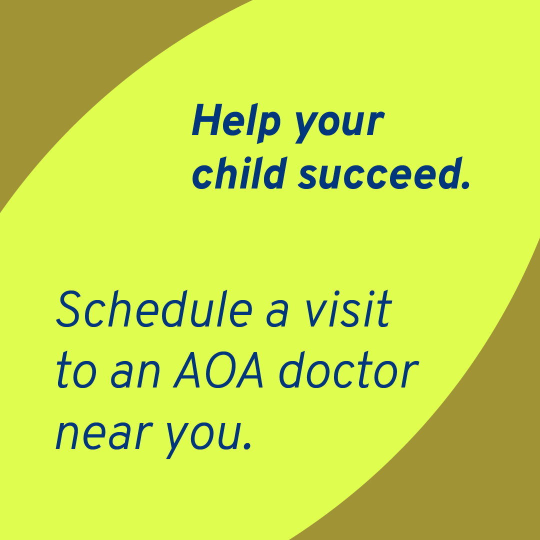 Good vision plus a healthy dose of fun in the sun☀️ will set your kids up for back-to-school success. Get ahead and visit bit.ly/AOAfdr  to book an appointment with an AOA doctor today. #EyeDeserveMore