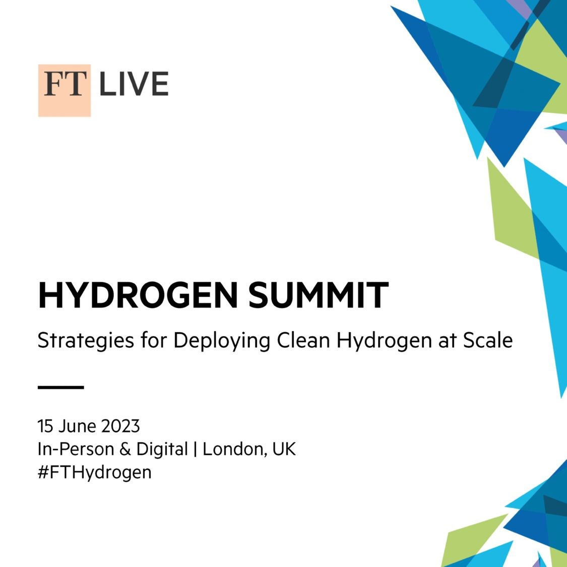 On Thursday, @BaisterCharlie will be attending the FT Hydrogen Summit. The focus this year is on how to deploy clean #hydrogen at scale.

Sign up to our New Energy distribution list to receive a post-event debrief: tavistock.us9.list-manage.com/subscribe?u=6b…

#cleantech #energy #FThydrogen #ammonia