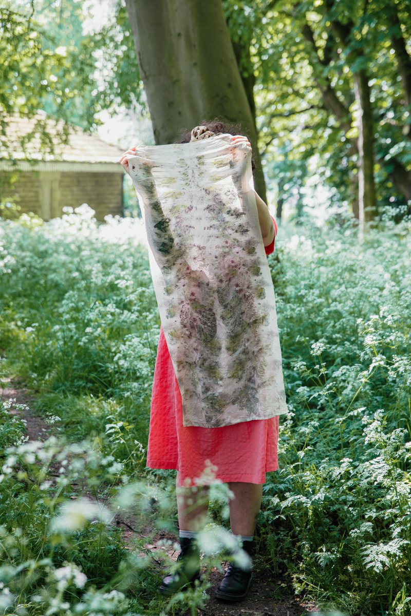 Coming up this weekend - Roving Lands, a collaborative textile installation that will be taking over Crow Nest park Wildflower Garden for one day only.

Don't miss this. Open 12 - 6pm on 17 June, book your
free place: woveninkirklees.co.uk/event/roving-l…

#WOVEN23 #GrowingColourTogether