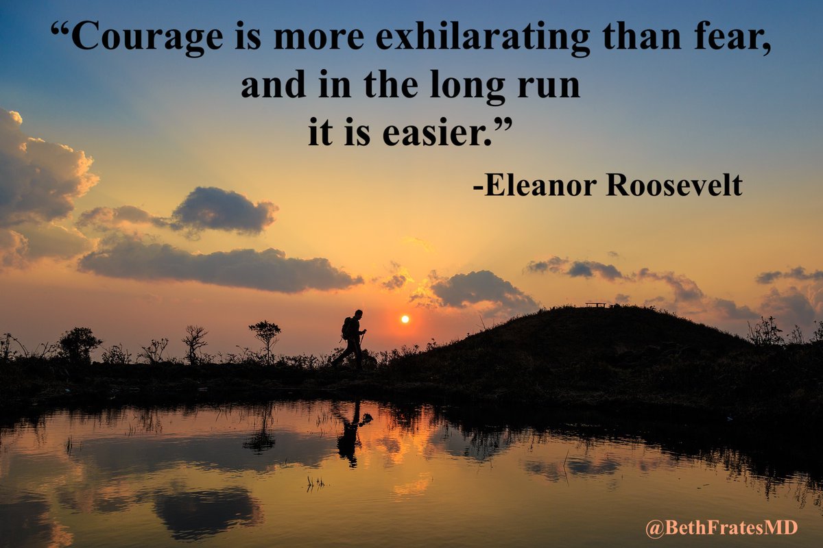 It takes courage to make a change and to strive for lofty goals. It's worth it! Go for it.☀️🌺⛰️

#MondayMorning #MondayMotivation #SuccessTRAIN #courage #bravery #goals #LifeCoach #HealthCoach