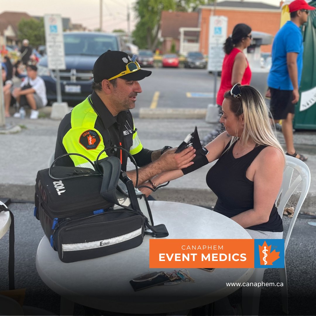 🌞 Don't take chances when it comes to public health and safety—partner with canaPHEM Event Medics and make your event unforgettable for all the right reasons! canaphem.ca

#EventMedics #TorontoEvents #SummerEvents #EventServices #TorontoFestivals #CommunityEvents