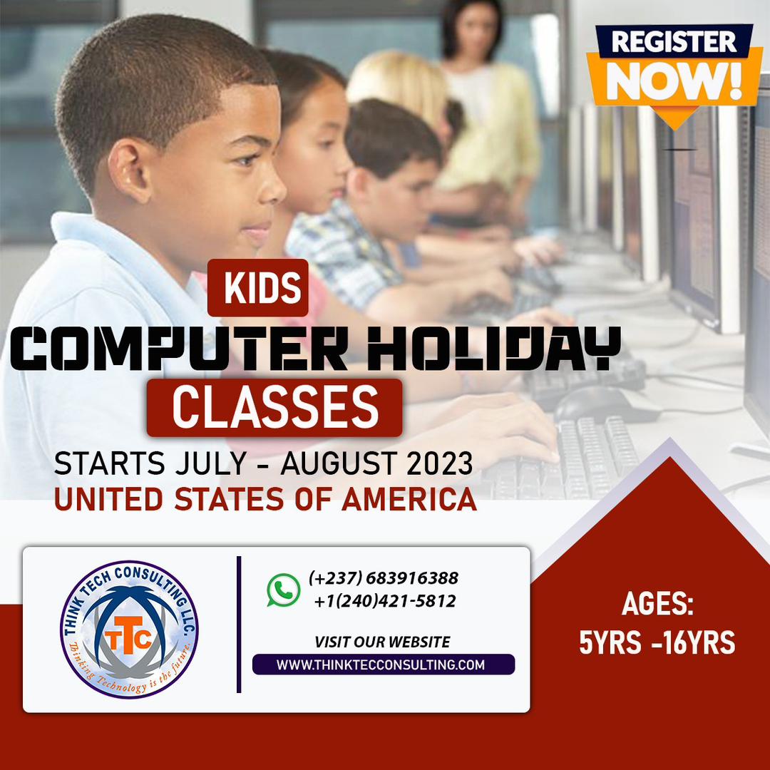ThinkTechConsul's tweet image. We are organizing a Kids Bootcamp in Waldorf Maryland. Please reach out and register. We will be introducing our children to Computer Programing and website building. Let&apos;s provide our children with Technical skills.