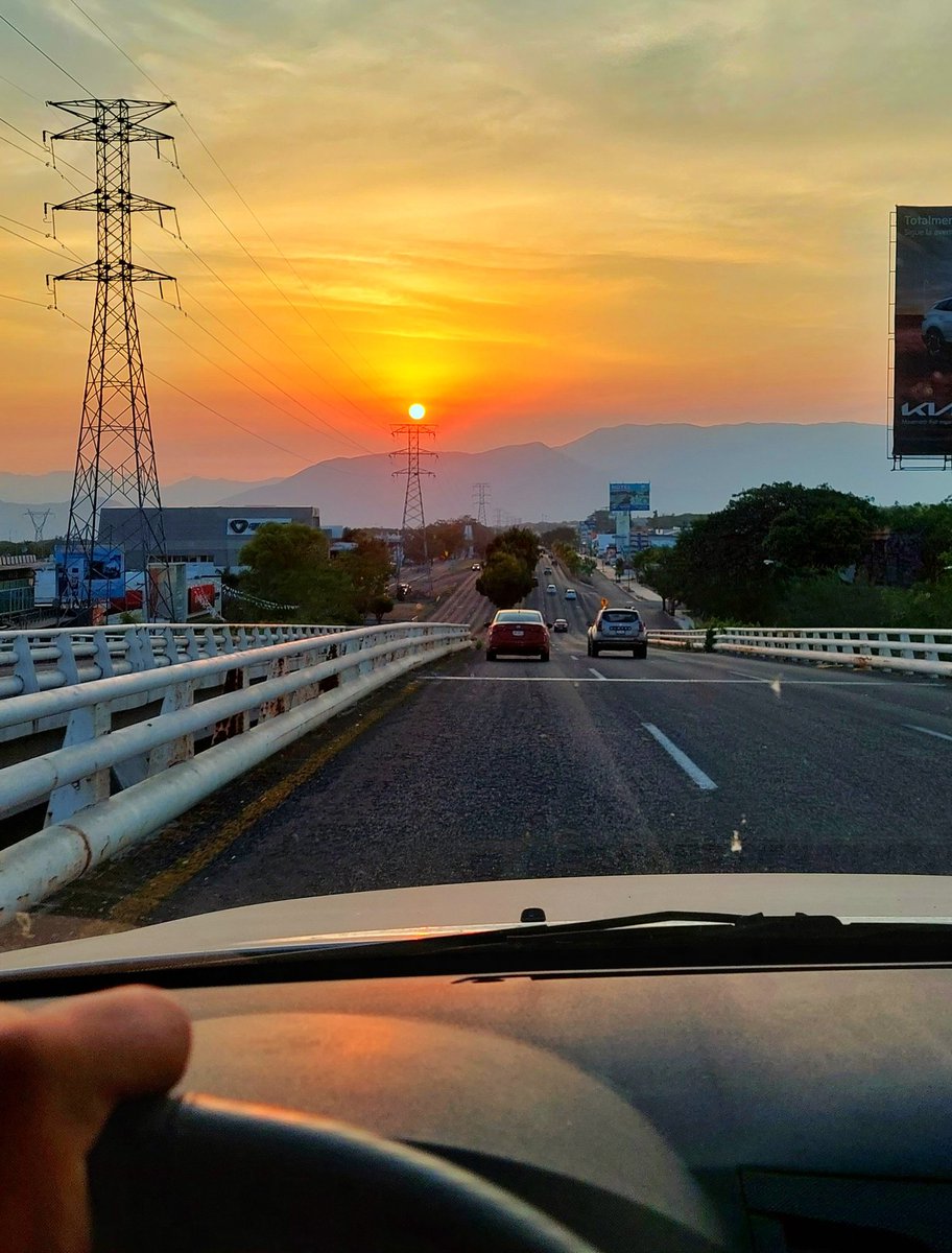 Atardecer en #Colima