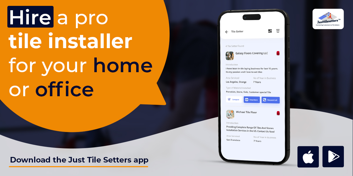 justtilesetters's tweet photo. Hire a professional tile installer for your home or office
Download the Just Tile Setters app now!
Visit- https://t.co/1WkgyYcAH0
#tileinstaller #tiling #tilework #tilingcontractor #tileflooring #kitchenremodel #kitchenupgrade #countertop #countertopinstallation #california https://t.co/y462CotxsJ