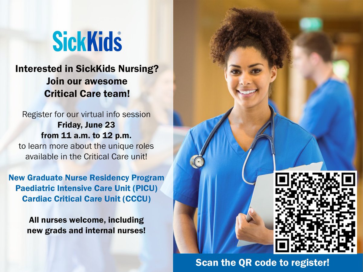 Our Critical Care Unit is hiring! Join our virtual info session June 23 to learn more about the many unique #SKNursing roles available. 

#OurKindOfNursing #SKCareers