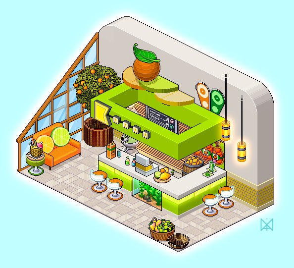 🍊🍋 Juice Bar @habbo #habbo