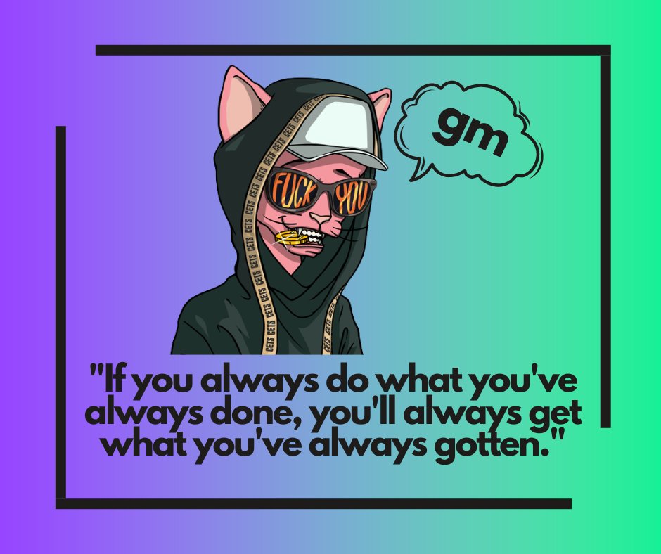 /GM

Innovation demands disruption. Break free from the status quo, challenge norms, and explore uncharted territories. Only then can you escape the cycle of mediocrity and embrace new possibilities. Dare to do differently for transformative outcomes. 🤌

#InnovationForEveryone