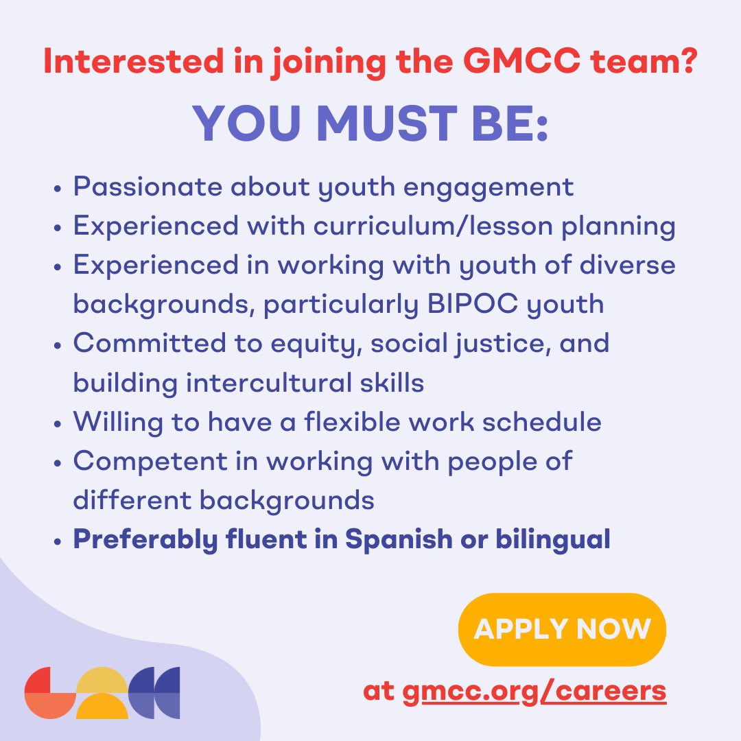 GMCC_mn's tweet image. GMCC is looking to hire someone for our Lead Guide position!

Please visit gmcc.org/careers to learn more, and share this opportunity if you know someone that would be a good fit!