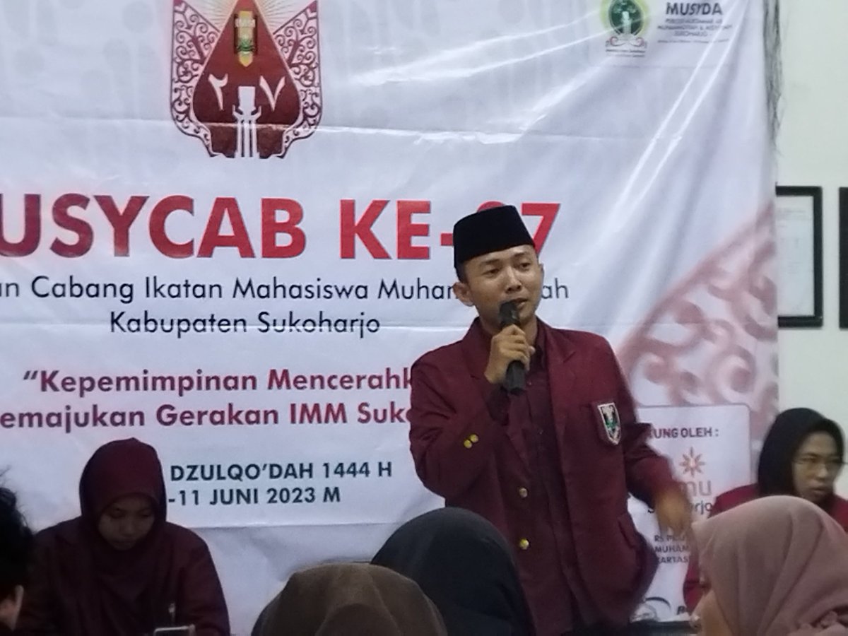 Ini nih calon ke 3nya 
#Muhammadiyah #IMM #AbadiPerjuangan