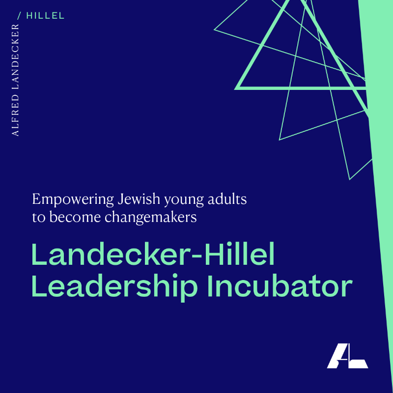 alfredlandecker's tweet photo. Attention changemakers &amp; forward thinkers💡 

The #Landecker-Hillel #LeadershipIncubator is searching for Jewish young adults, who want to strengthen their communities with new ideas &amp; a passion for social change. Check below for further info and application criteria👇🏼

@re_blady