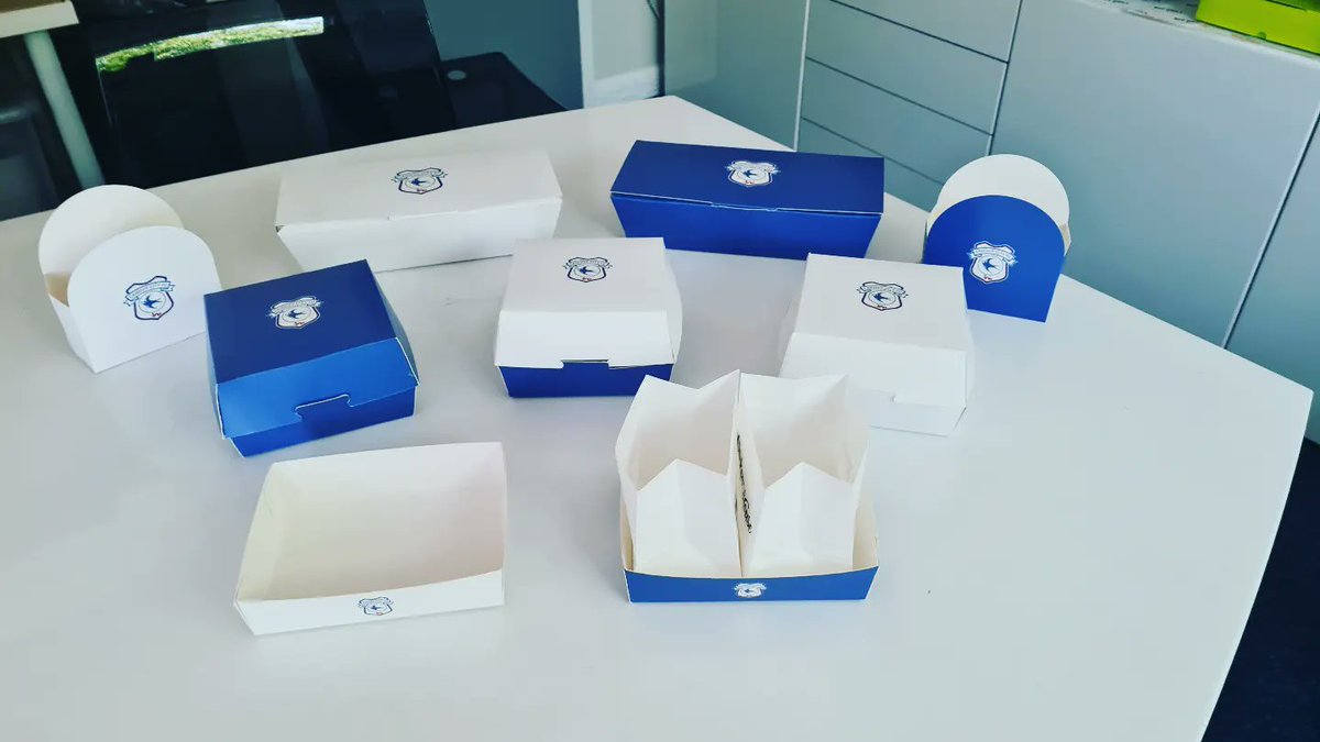 acegroupuk's tweet photo. Pre production prints and mock ups ready to be sent out to Cardiff City FC and Levy Leisure

#NextLevel #BringingIdeasToLife #Sustainable #Biodegradable https://t.co/NS7iYkg1x8