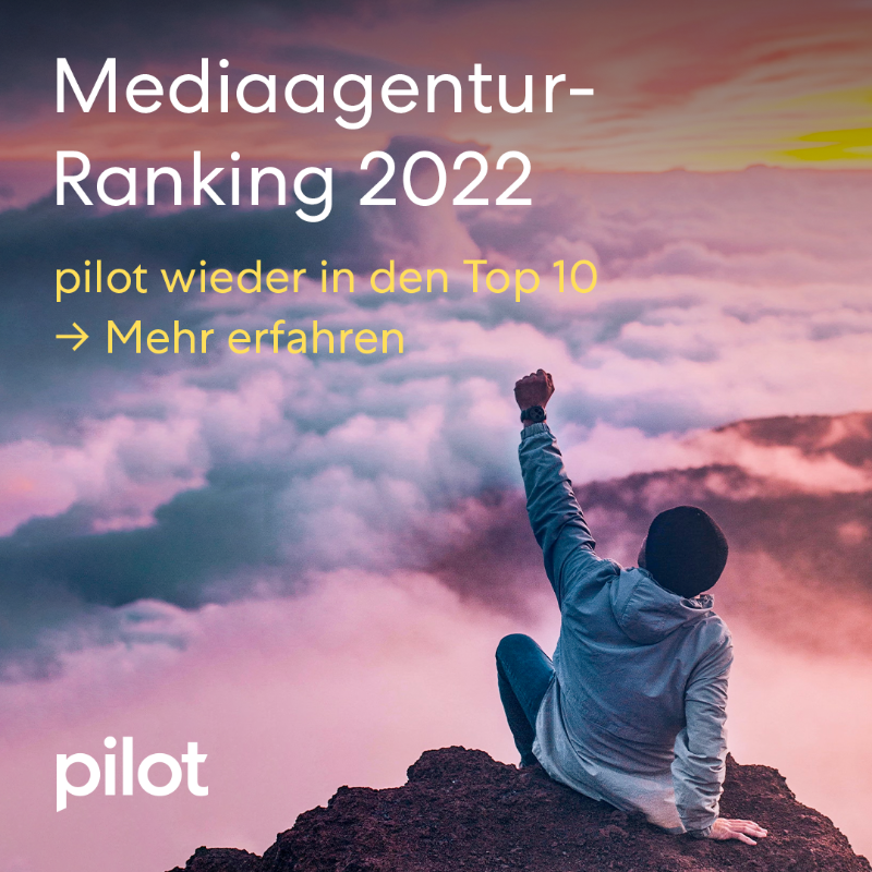 pilot_agentur's tweet photo. ... und eine weitere Top-Platzierung: Wir sind im 
@comvergence #Mediaagentur-#Ranking für das Jahr 2022 erneut unter den Top 10.