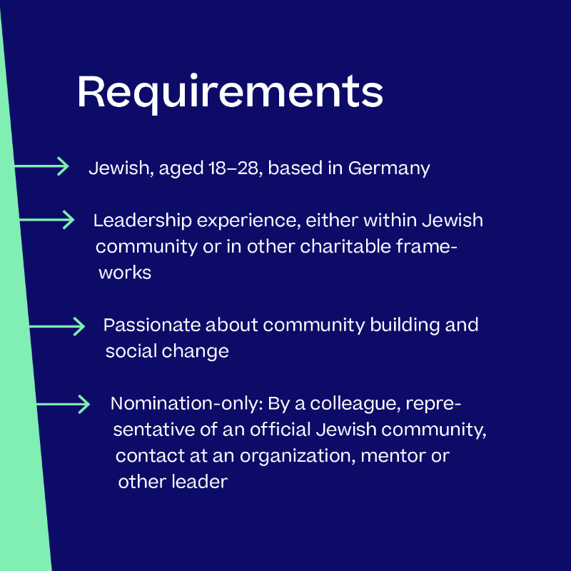 alfredlandecker's tweet photo. Attention changemakers &amp; forward thinkers💡 

The #Landecker-Hillel #LeadershipIncubator is searching for Jewish young adults, who want to strengthen their communities with new ideas &amp; a passion for social change. Check below for further info and application criteria👇🏼

@re_blady