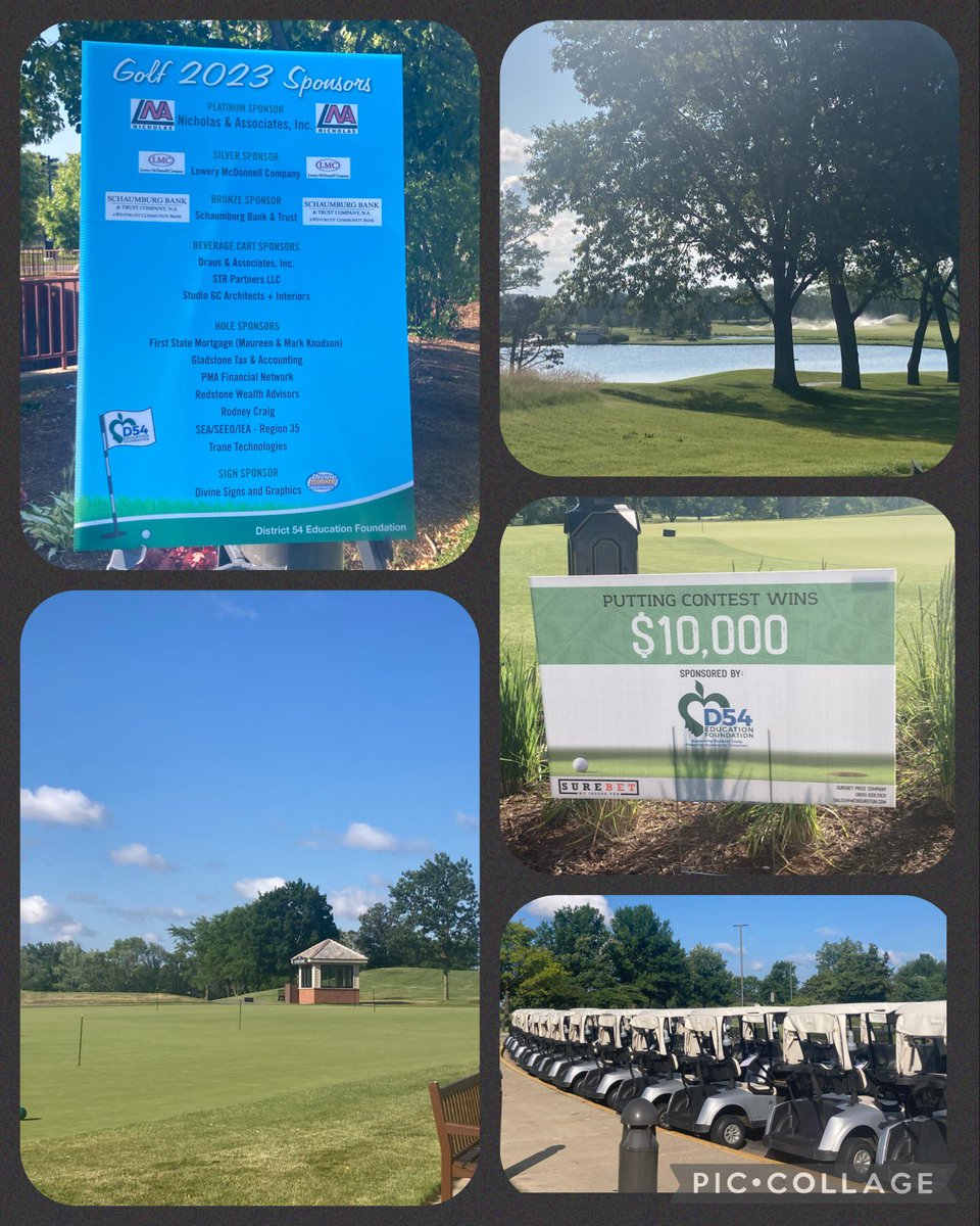 It’s the perfect day for golf ⛳️ Thank you to all the sponsors, golfers, and volunteers at today’s @D54Foundation Golf Outing. #WeAre54