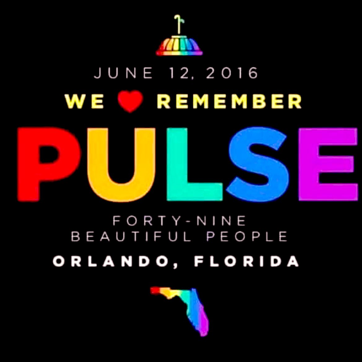 TODAY: Marks 7 years since 49 men & women were murdered at Pulse Nightclub due to bigotry, prejudice & hatred.

Today we celebrate & honor them. I stand with the family, friends & supporters that are still grieving. #PulseNightClub #LGBTQ
