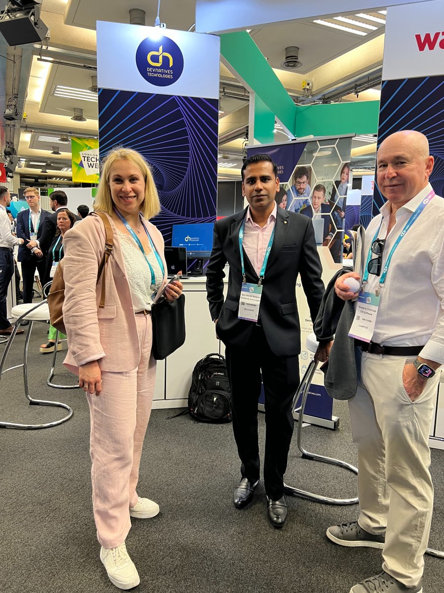 devnativestech's tweet photo. Day 1 at London Tech Week 2023 was swamped with meetings and talks with multiple tech partners. 

Come by and join us at Tech Destination Pakistan - 3B5 (Level 3) to explore innovative opportunities to serve the community better! 

#LTW23 #devnatives 

@LDNTechWeek @TechDestPak https://t.co/gbzikVtiGI