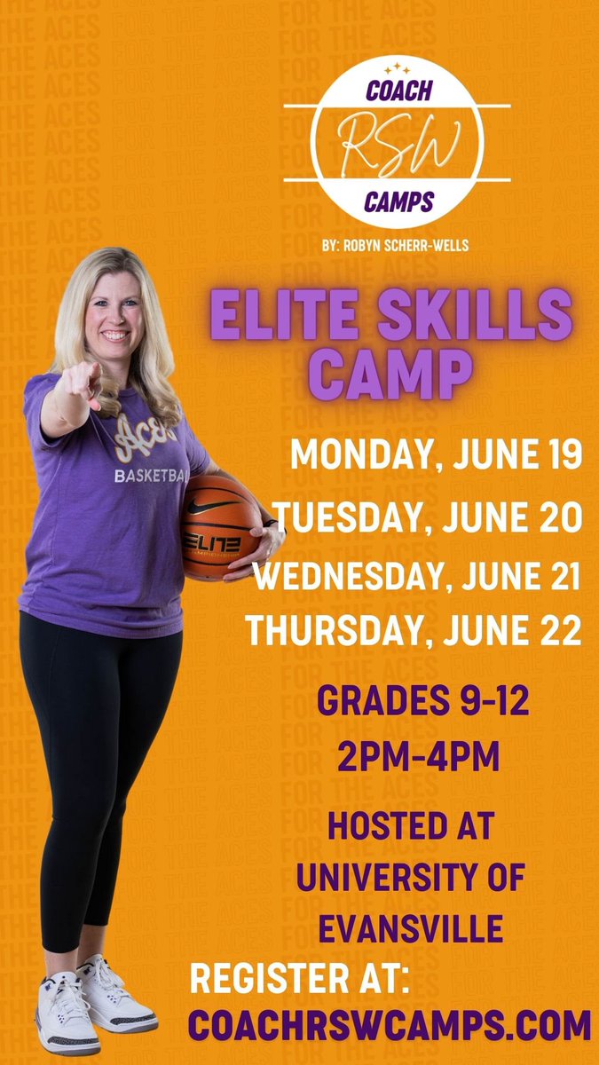 ONE WEEK UNTIL SKILLS CAMPS START

Whether you want to come for 1 day or all 4 days sign up at coachrswcamps.com to workout with our players and coaches 🏀

#ForTheAces x #PlayToWin