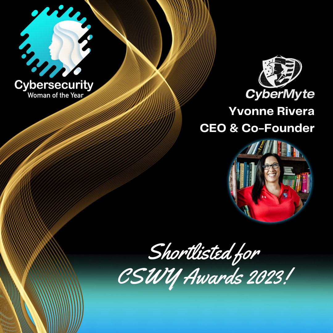 Our CEO and co-founder Yvonne Rivera has been nominated for Cybersecurity Woman of the Year 2023! 

#CSWY2023 #CybersecurityWomanOfTheYear #WomenInCyber #WomenInCybersecurity #Cybersecurity #Infosec #WomenInTech #latinasincyber