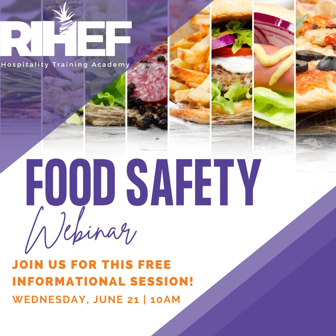 Summer is almost here, which means BBQ &amp; cookout season! Join us for this free Food Safety Webinar on June 21st at 10AM to learn about food safety practices to keep you and your family safe! Register here: bit.ly/foodsafetysumm…