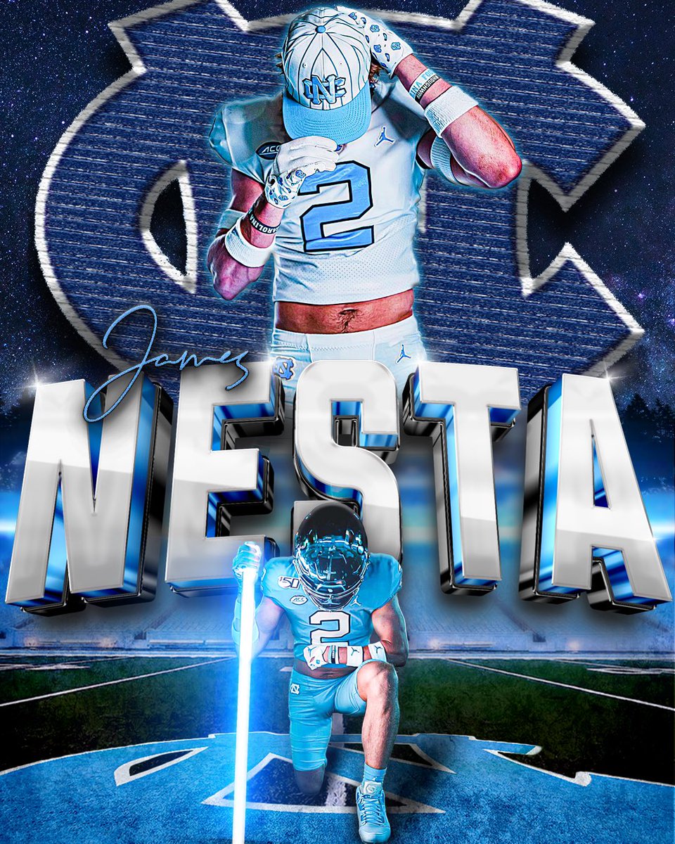#TarHeelNation let’s show some love to @James_nesta3 and let him know how much we would love for him to join the #CarolinaFamily! James is a composite 4 ⭐️ from LB from @HoughFB! #GDTBATH #GoHeels