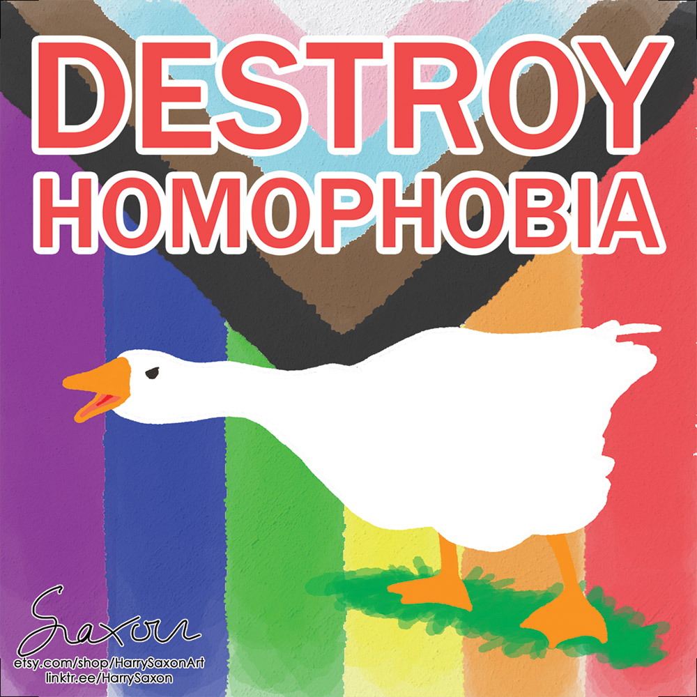 Some geese #TransRightsAreHumanRights #TransRights #transgender #destroyhomophobia #LGBTQIA #illustrations #transartist