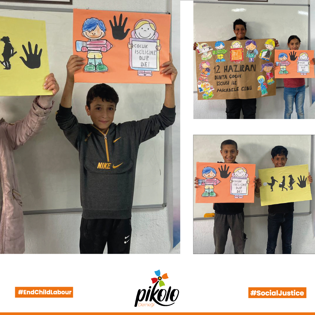 Tüm çabamız çocukların geleceğe mutlulukla ve güvenle ulaşması için!

#dünyaçocukişçiliğiylemücadelegünü #12haziran #WorldDayAgainstChildLabour #EndChildLabour #SocialJustice #çocuk #önceçocuk #childfirst