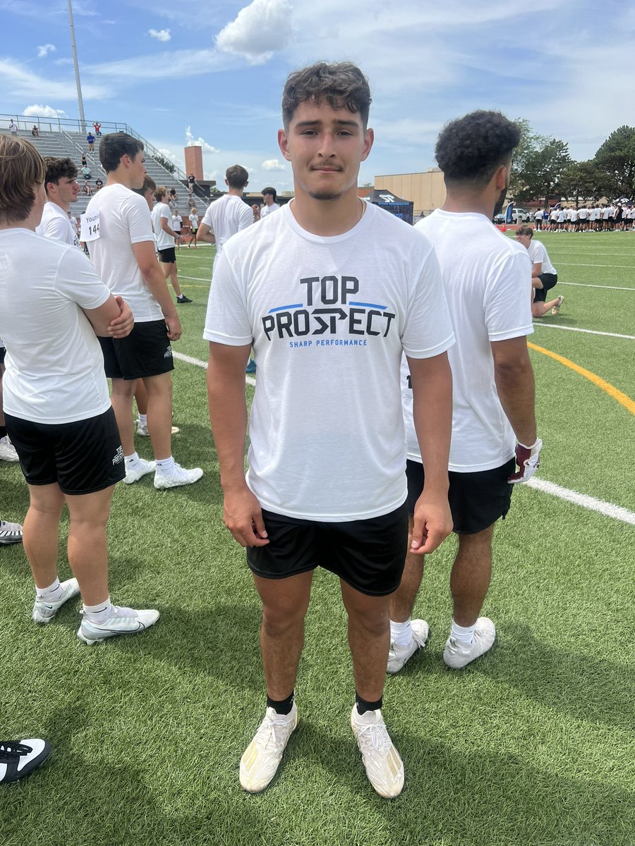 Junior Khris Hermosillo of defending 8M-I state champion Leoti-Wichita County will be one of the top returning 8-man players in Kansas this fall and looked good at <a href="/sharp_spelite/">Sharp Performance</a> Top Prospect 🏈 

As a sophomore, Hermosillo rushed for 1,250 yards/23 TD and added 223 receiving
