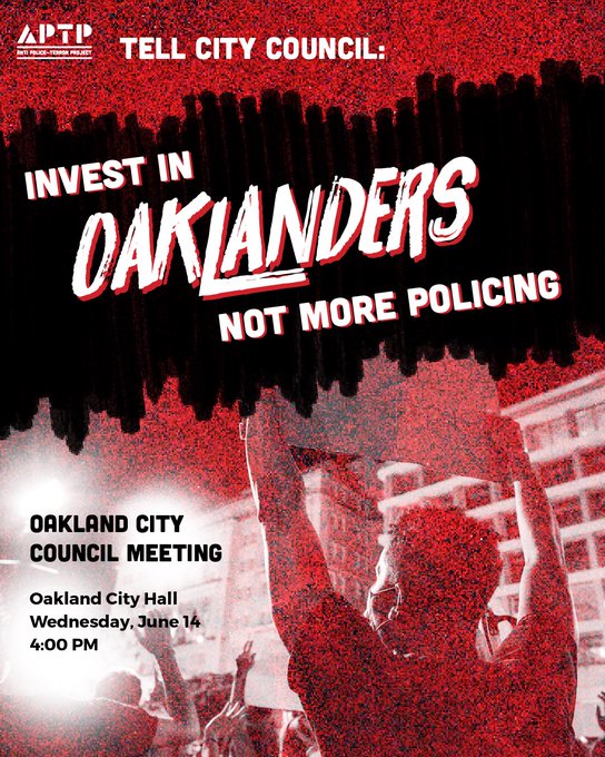 Invest in Oaklanders, not OPD @ Oakland City Hall